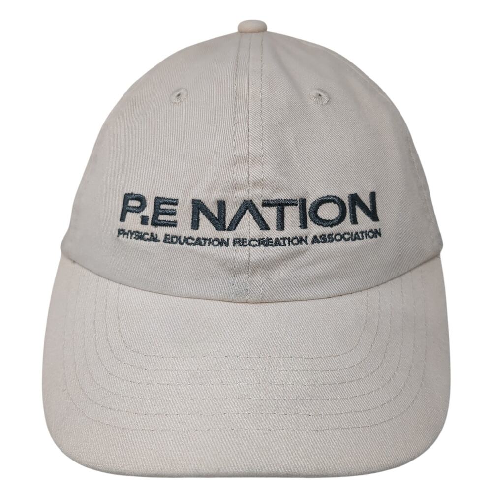 P.E Nation Recreation Association Baseball Cap Beige One Size Adjustable 6 Panel